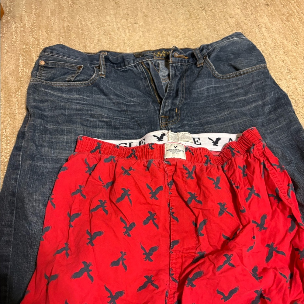 American Eagle Outfitters Red Jeans Classic Style